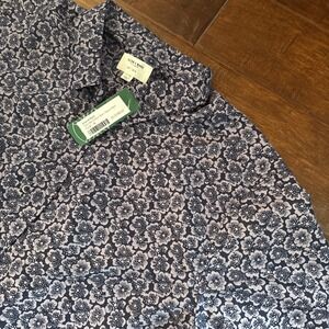 Julian & Mark Theo Microfiber Short Sleeve Size XL Floral NWT Stitch Fix Button
